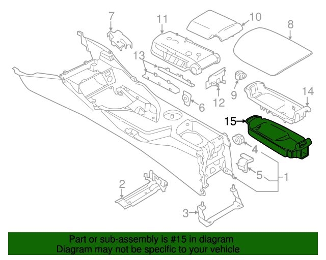 2013-2015 BMW X1 Holder 51-16-2-991-999 | XportAuto