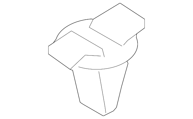 Center Pillar Trim Panel Retainer - Cadillac (90355465)