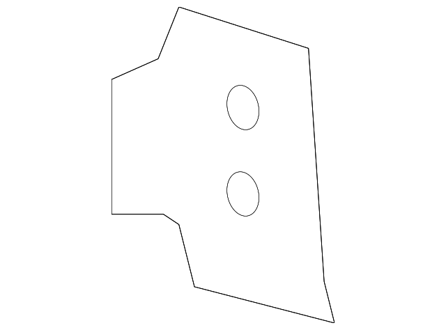 Center Pillar Reinforced Plate - GM (10277352)