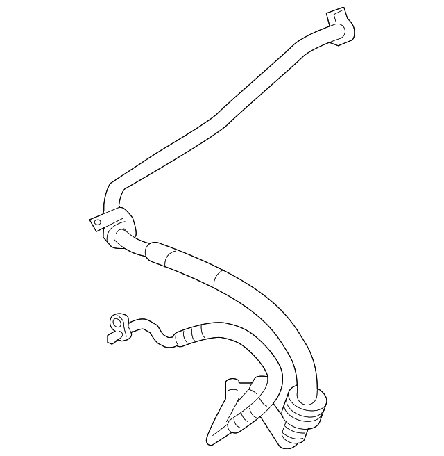 Motorcraft™ A/C Manifold Hose Assembly - Ford (YF-3513)