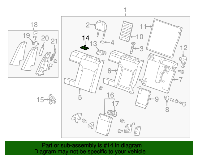 20142015 Chevrolet Impala Seat Belt Cover 22965408