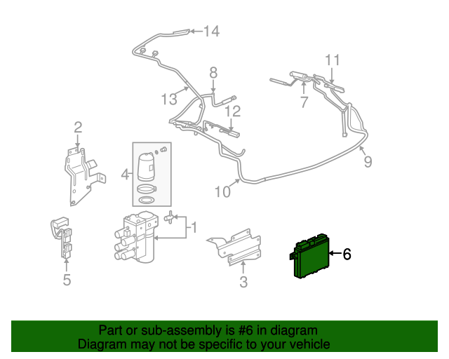 20042009 Cadillac XLR Folding Top Control Module 25840734 GM