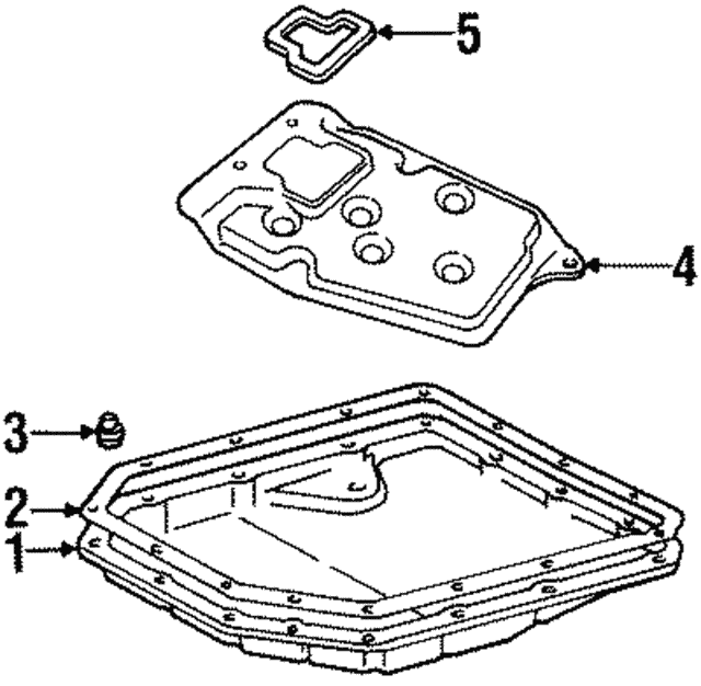 19982002 Chevrolet Prizm Automatic Transmission Fluid Filter Gasket