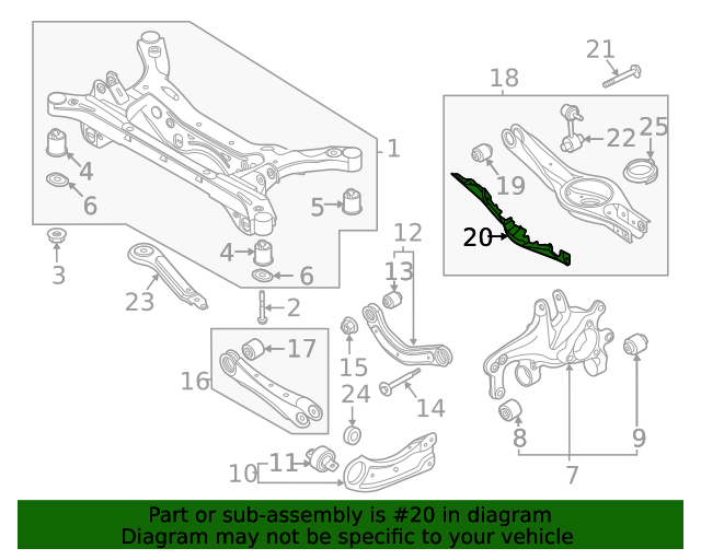 55230L0000 Lower Control Arm Cover 20212022 Kia K5 Kia.Parts Store