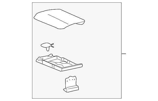 Armrest Assembly - Buick (25735236)