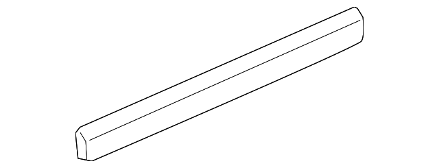 Chevrolet GM OEM Silverado 1500 FRONT DOOR-Body Side Molding Right 25786792