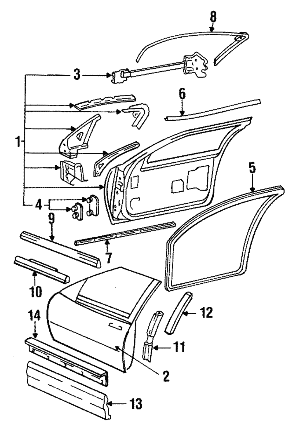 Lower Seal Strip - GM (20569904)