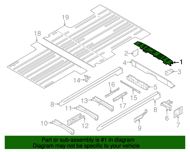 20152023 Ford OEM Rear Body Panel CK4Z6140300D Ford Parts Center