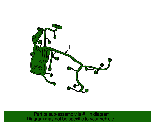 32100TK8A01 Wire Harness, R Cabin 20142017 Honda Odyssey Honda Parts Online