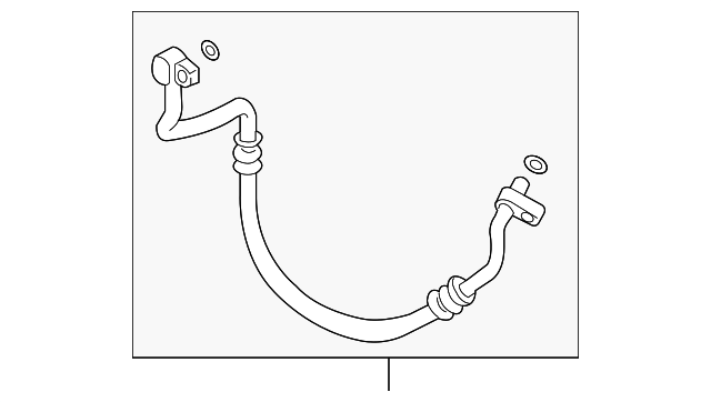 Acura 80315-TP1-A01 A/C Refrigerant Discharge Hose Acura 80315-TP1-A01 A/C Refrigerant Discharge Hose
