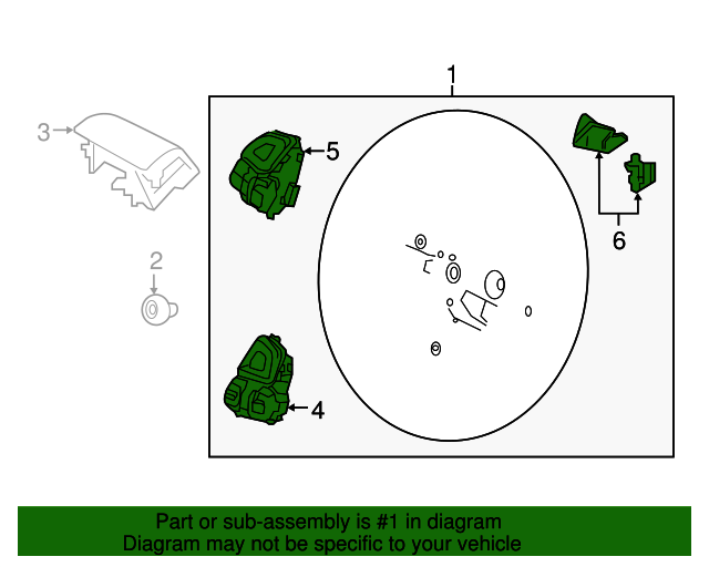 20162018 Ford Explorer Steering Wheel FB5Z3600DA Blue Springs Ford Parts