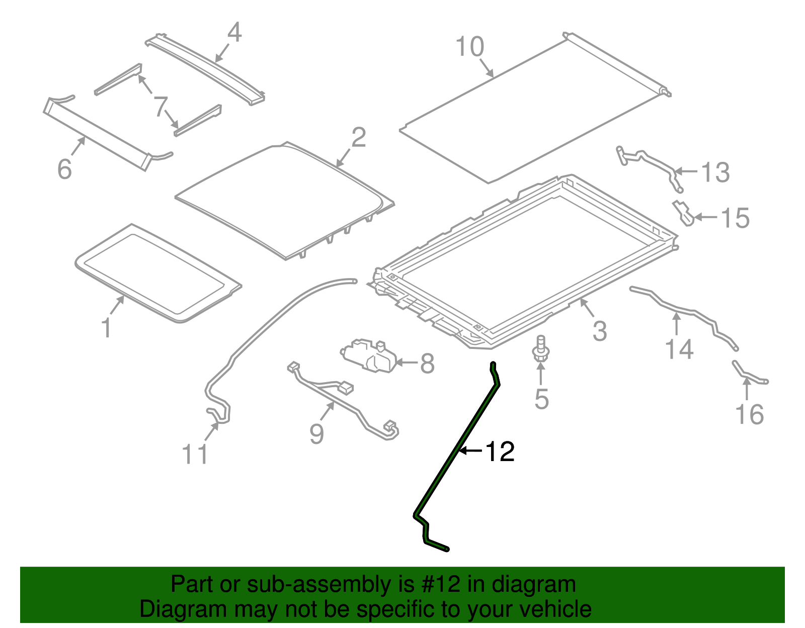 Drain Hose - Ford (GJ7Z-78502C52-A)