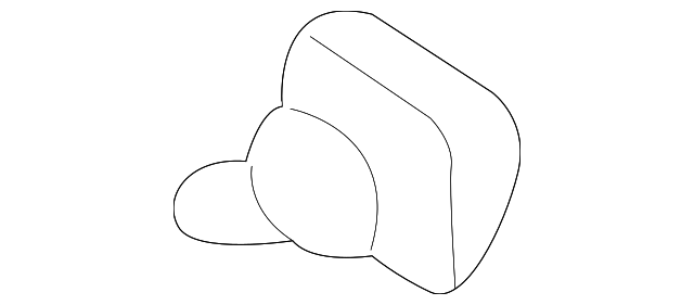 White Side Door Window Reveal Molding Retainer - GM (25647358)