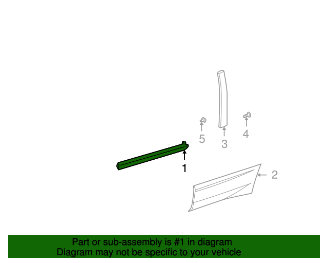 12483103 GM Side Molding GM Parts Store