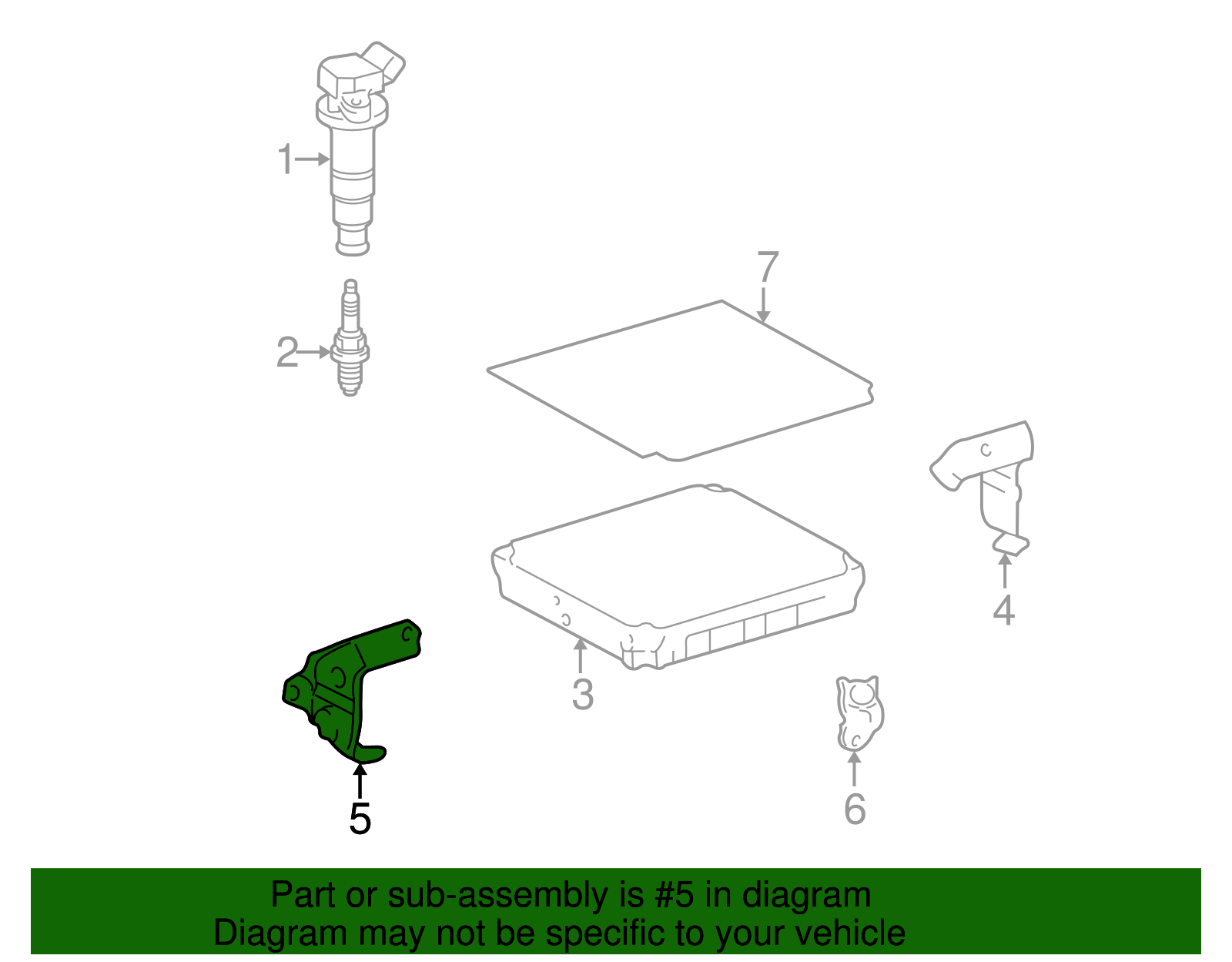 ECM Bracket - Toyota (89667-01010)
