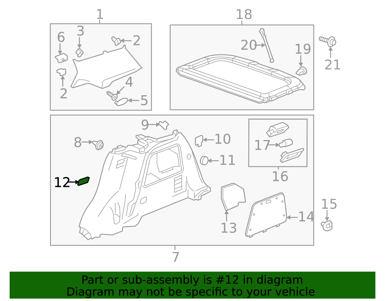 Seat Belt Clip - GM (95458799)