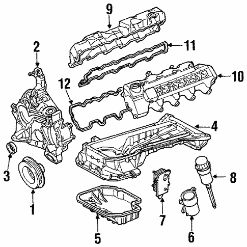 Engine Parts for 1999 Mercedes-Benz SL 500 | MB Online Parts