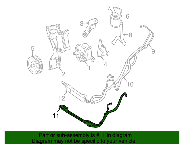 19962002 GM Power Steering Cooler 26063305 GM Parts Center