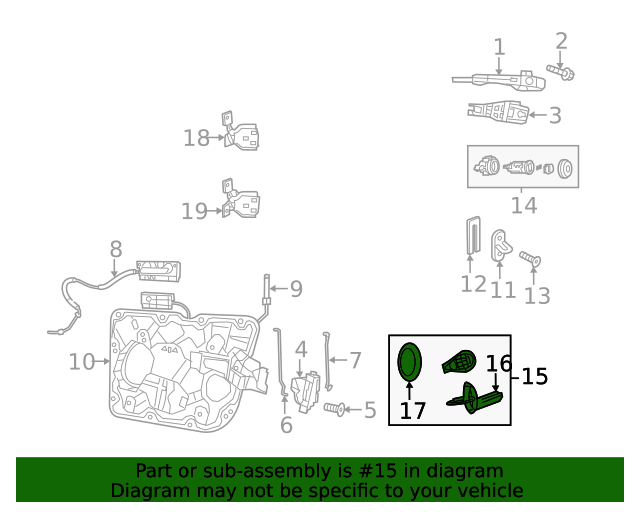 20122013 Dodge Durango Key Fob 56046730AH Canada Mopar Parts