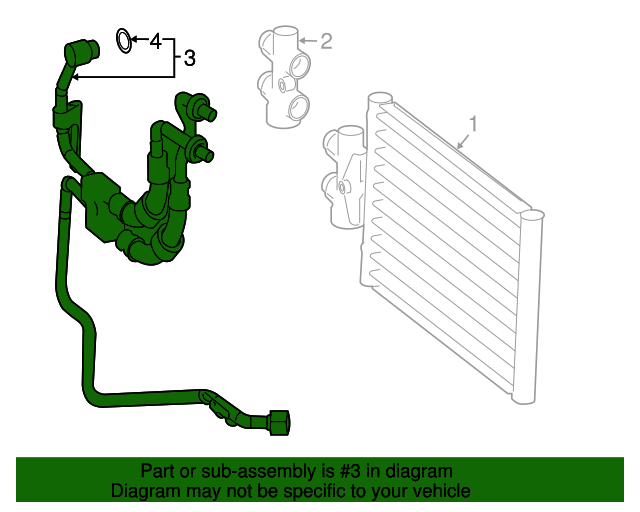 211-270-12-27 - Cooler Line 2006-2011 Mercedes-Benz | Mercedes 