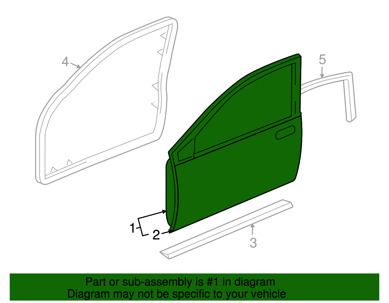 Door Shell - Buick (25739059)