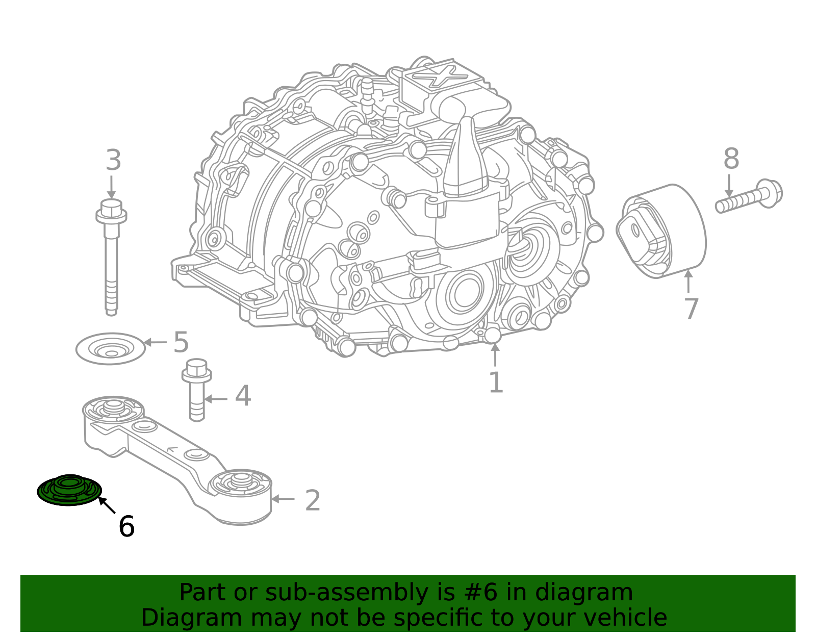 Front Support Stopper - Toyota (41654-0R020)
