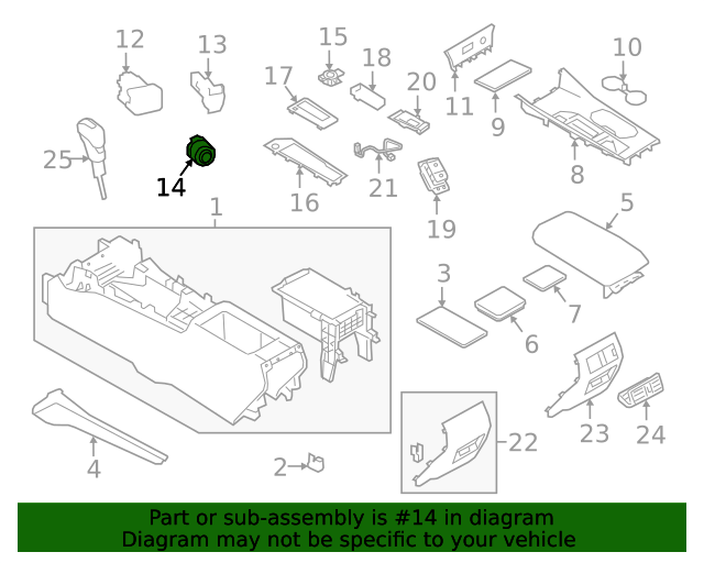 20192022 Nissan Ignition Switch 251506LA0C Nissan Parts Store