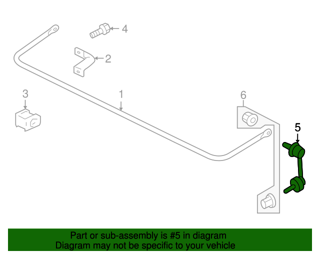 MN184194 - Stabilizer Link 2007-2024 Mitsubishi | Mitsubishi Direct Parts