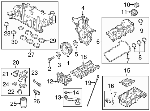 Engine Parts for 2012 Ford Taurus #0