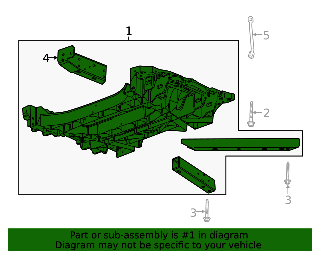 85637742 - Suspension Cross-Member - 2020-2023 Chevrolet Corvette ...