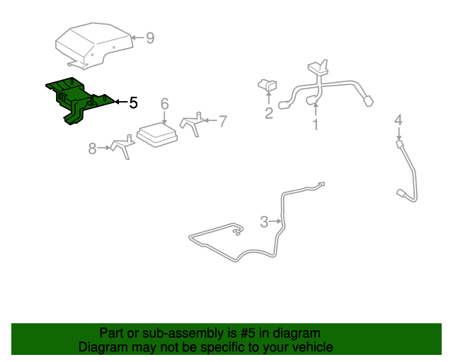 20092010 Pontiac Vibe Accessory AC and DC Power Control Module