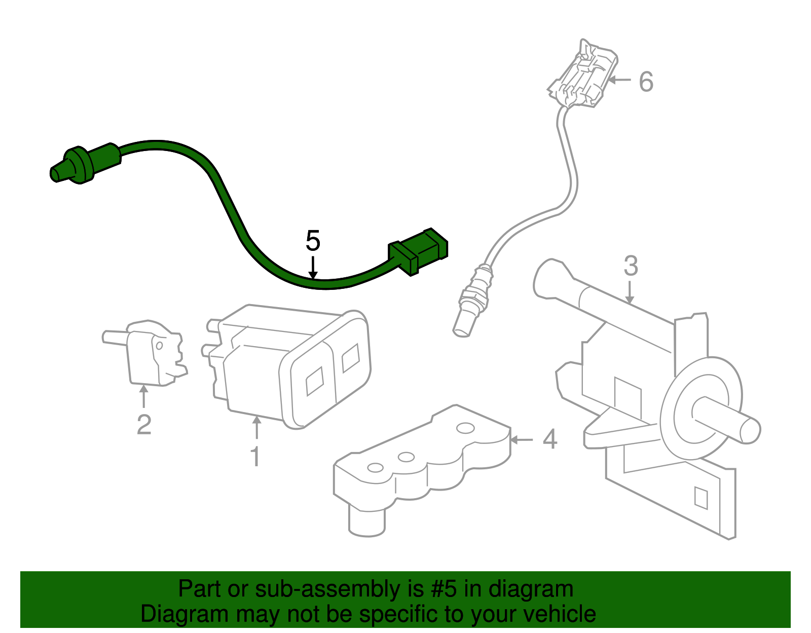 Heated Oxygen Sensor - GM (12589380)