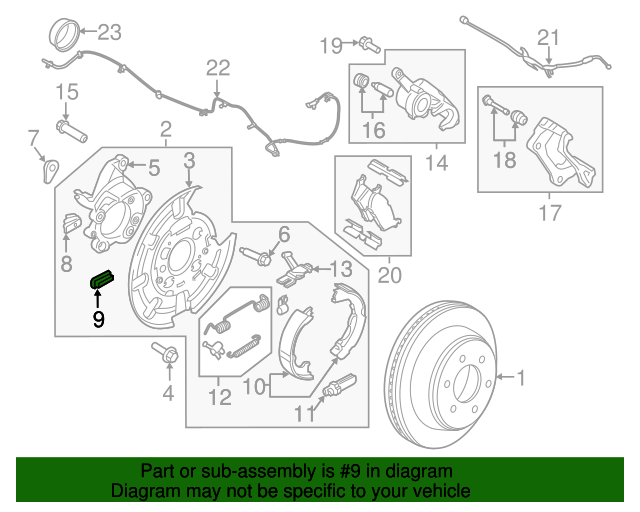 19992020 Ford OEM Parking Brake Inspection Plug F81Z2092AA OEM Ford Parts