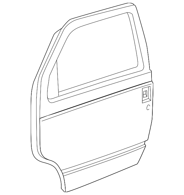 Door Shell - GM (89025435)