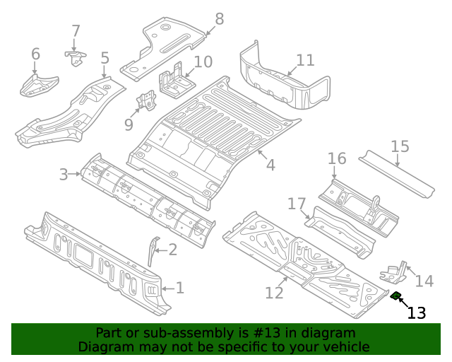 Outer Side Panel Reinforcement 1EA-802-311