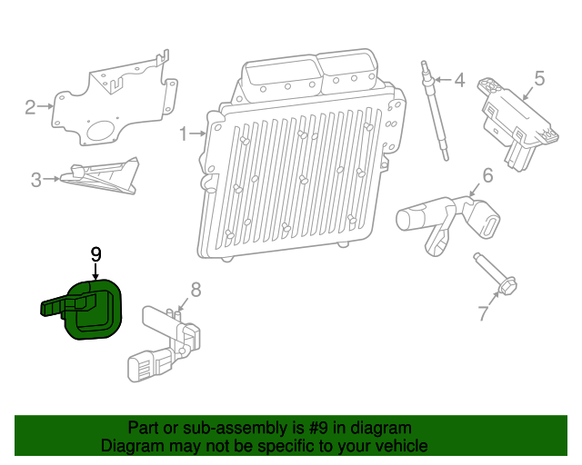 2016-2021 Land Rover Crankshaft Sensor Cover LR022136 | JaguarParts.com