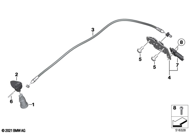 61317727073 - Micro-Switch 2009-2024 BMW-Motorrad | BMW Motorrad USA