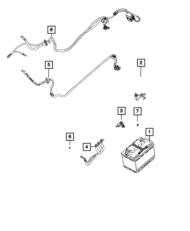 56029779AA Battery Vent Hose 20162023 Mopar Factory MOPAR Direct