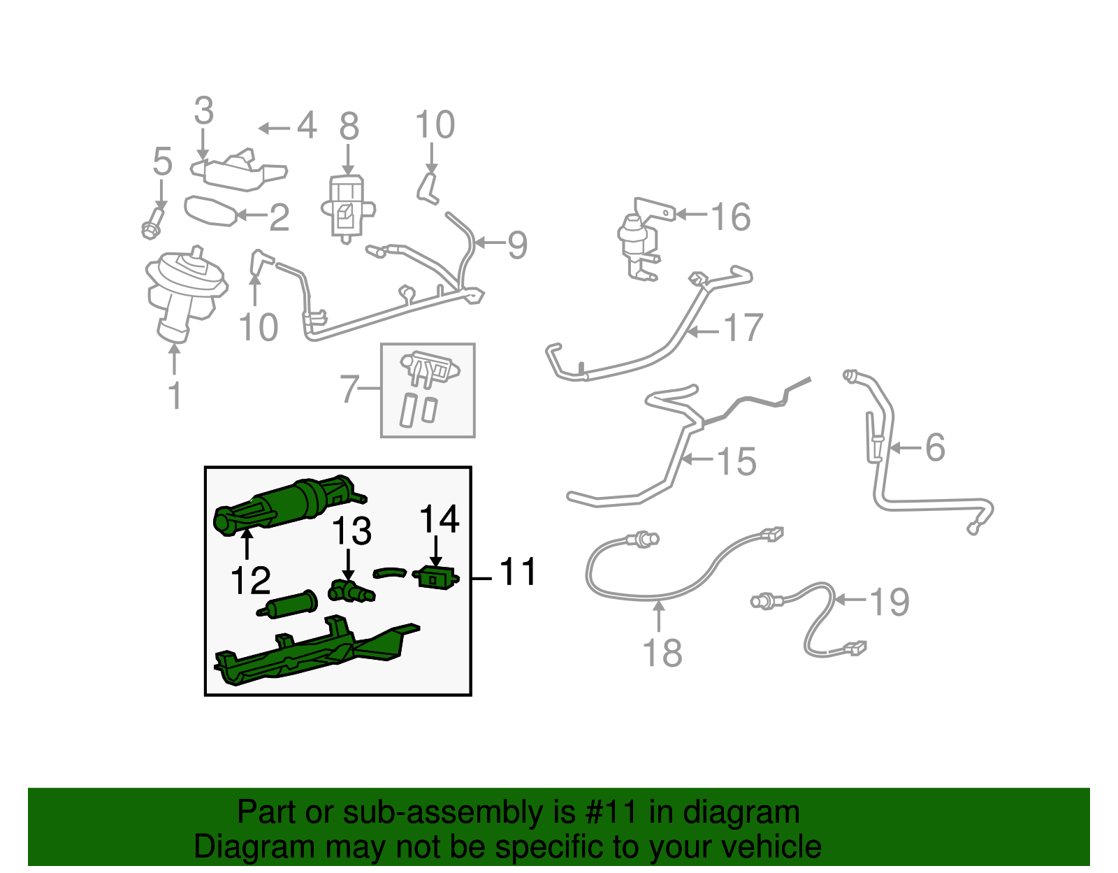 2013-2018 C-Max Motorcraft™ Vapor Canister CX-2770 | OEM Parts Online - View #2