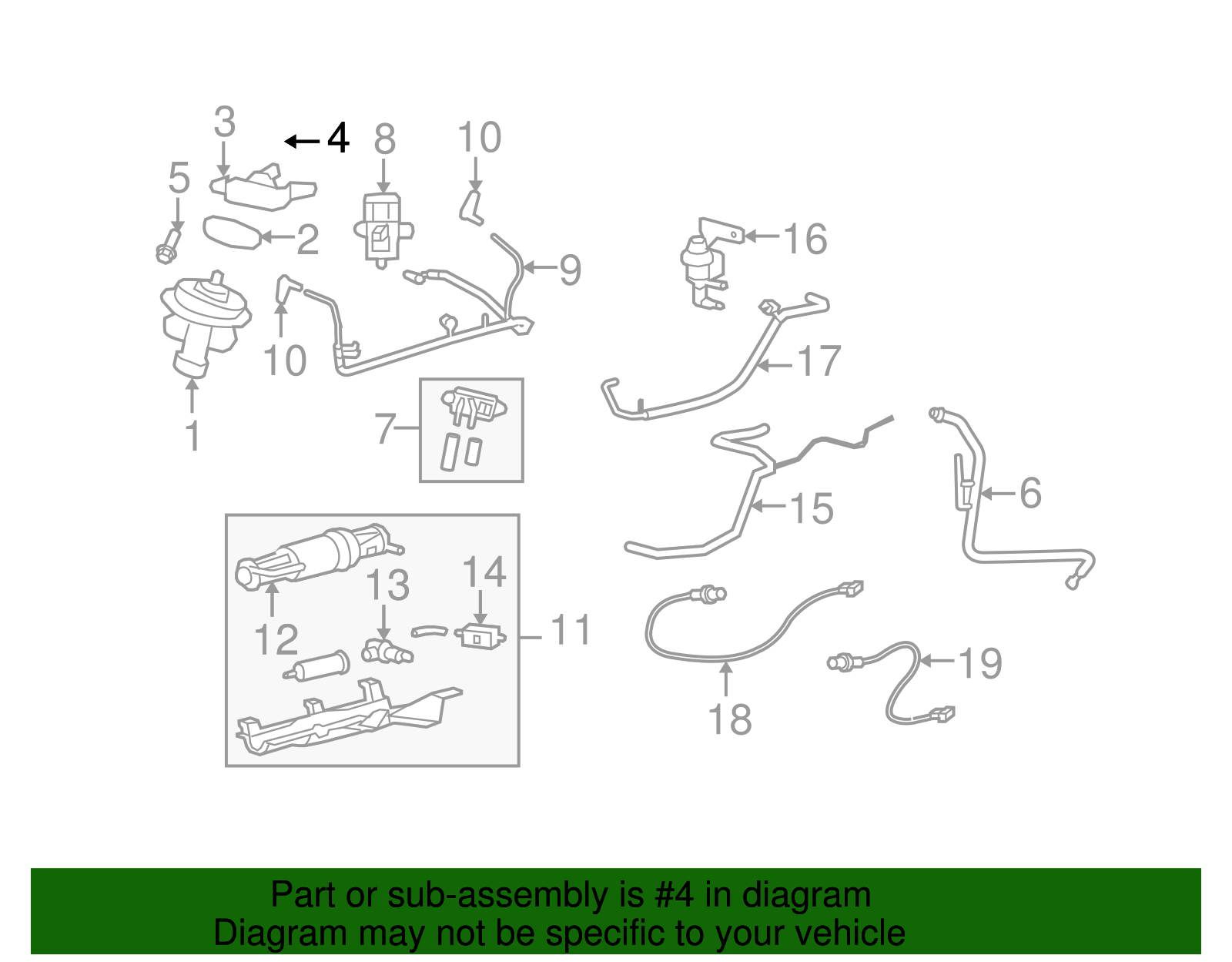 Connector Tube Seal - Ford (YL8Z-9J469-AA)