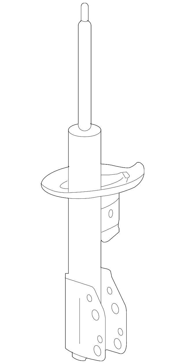 20082010 Saturn Vue Front Driver Side Suspension Strut Assembly