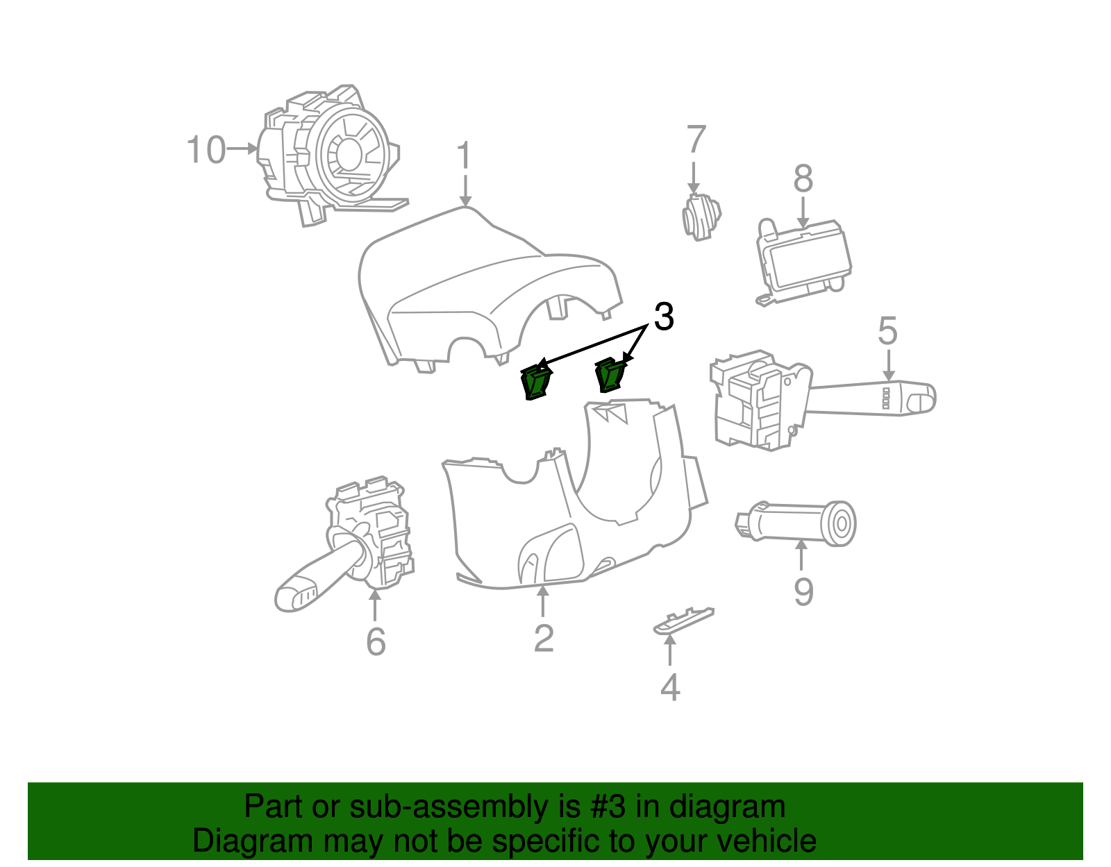 Instrument Panel Trim Plate Clip - GM (11570588)