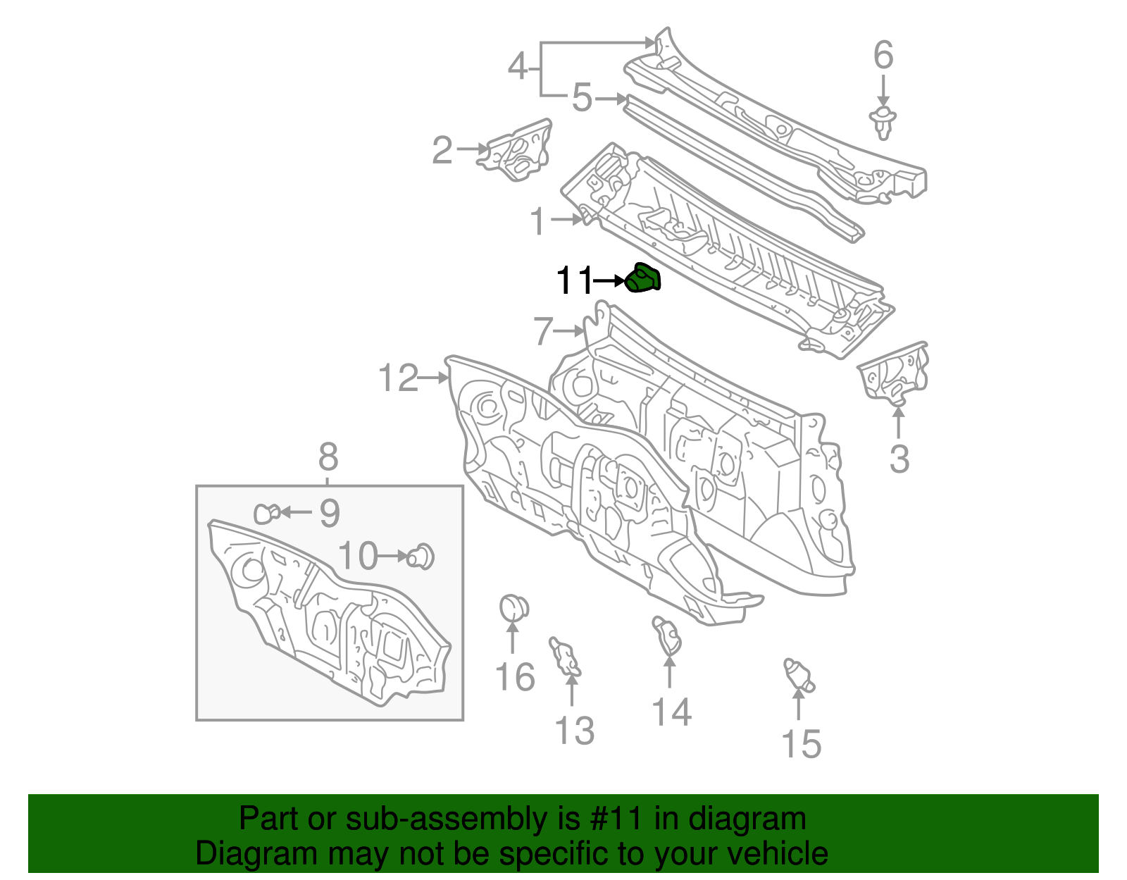 Insulator Retainer - Toyota (55217-07010)