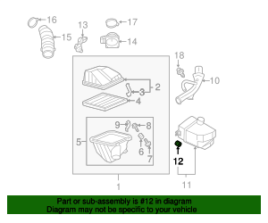 1989-2006 Nissan Resonator Mount Cushion 16557-77A10 Nissan Parts Plus