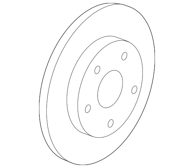 13501313 - Rear Disc Brake Rotor 2011-2012 Buick Regal ...