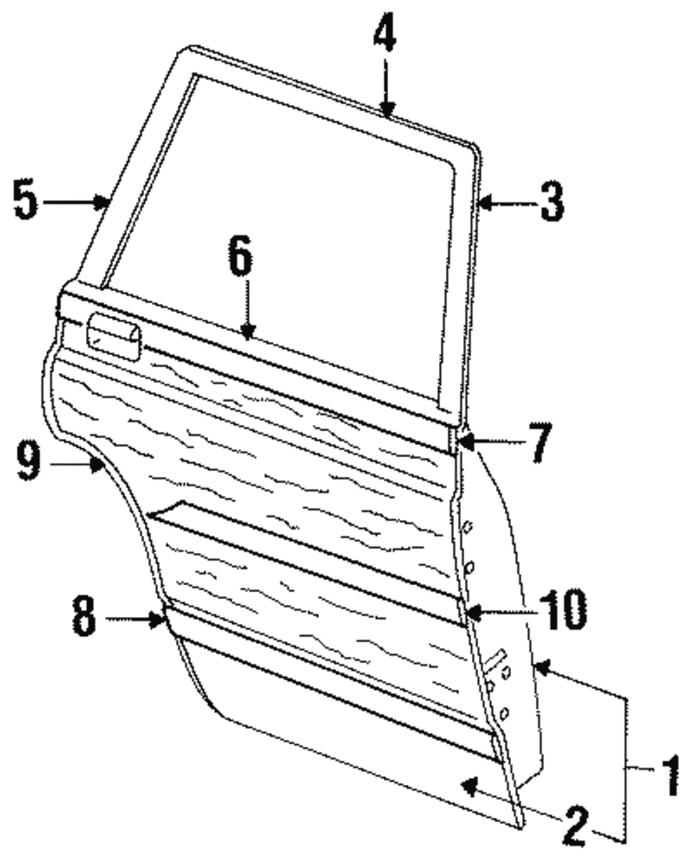 Molding - Ford (E7MY-7425557-A)