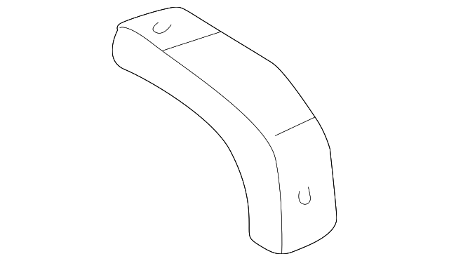 Bumper Grille Mount Bracket - Ford (XW4Z-8B455-AA)