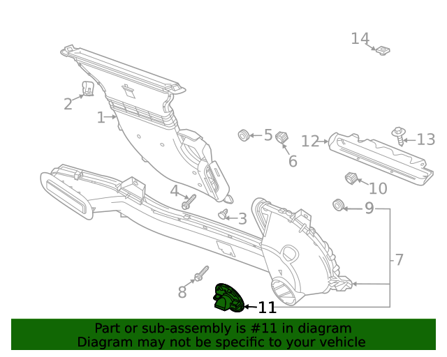 20202024 GM Front Intake Air Duct Hole Plug 84598171 GM
