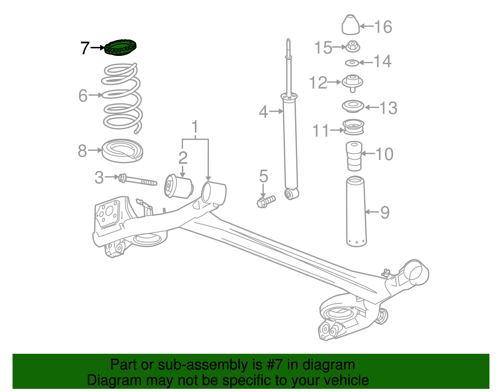 Coil Spring Insulator - GM (96591238)