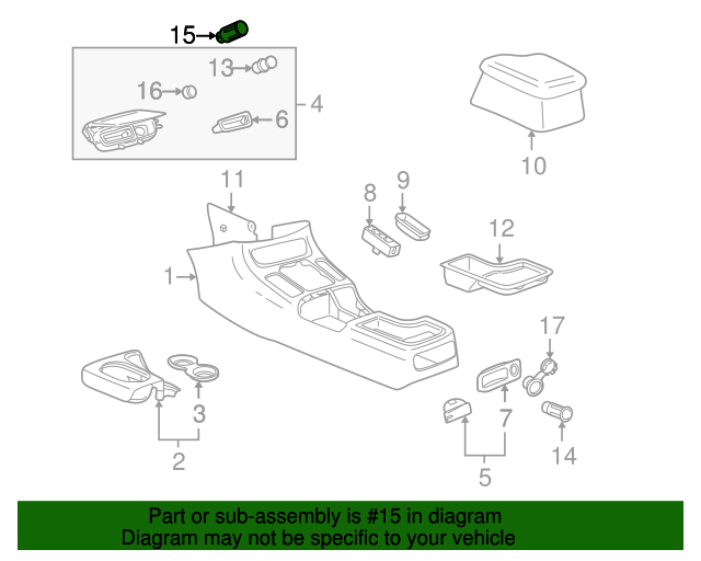 25776667 Accessory Power Receptacle with 2 Terminals 19972020 GM